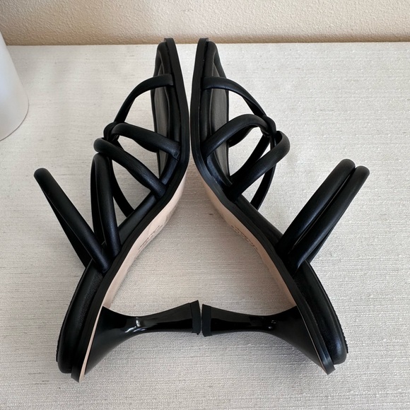 Circus By Sam Edelman Savanna Black Multi-Strap Heeled Sandals Women’s 8 - Picture 6 of 10